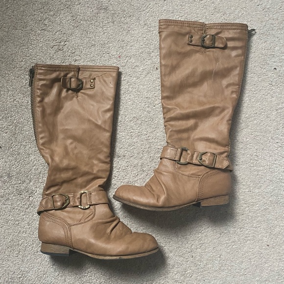 Faux leather boots - Picture 1 of 4